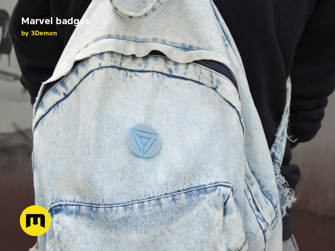 Marvel Badge Designs With Colors 3D print model_27