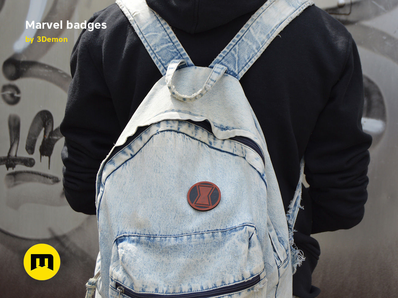 Marvel Badge Designs With Colors 3D print model_19