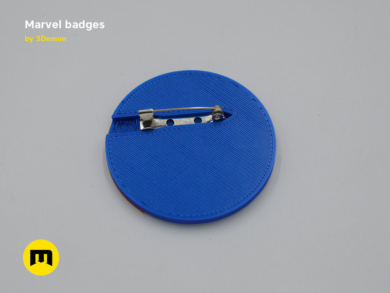 Marvel Badge Designs With Colors 3D print model_6