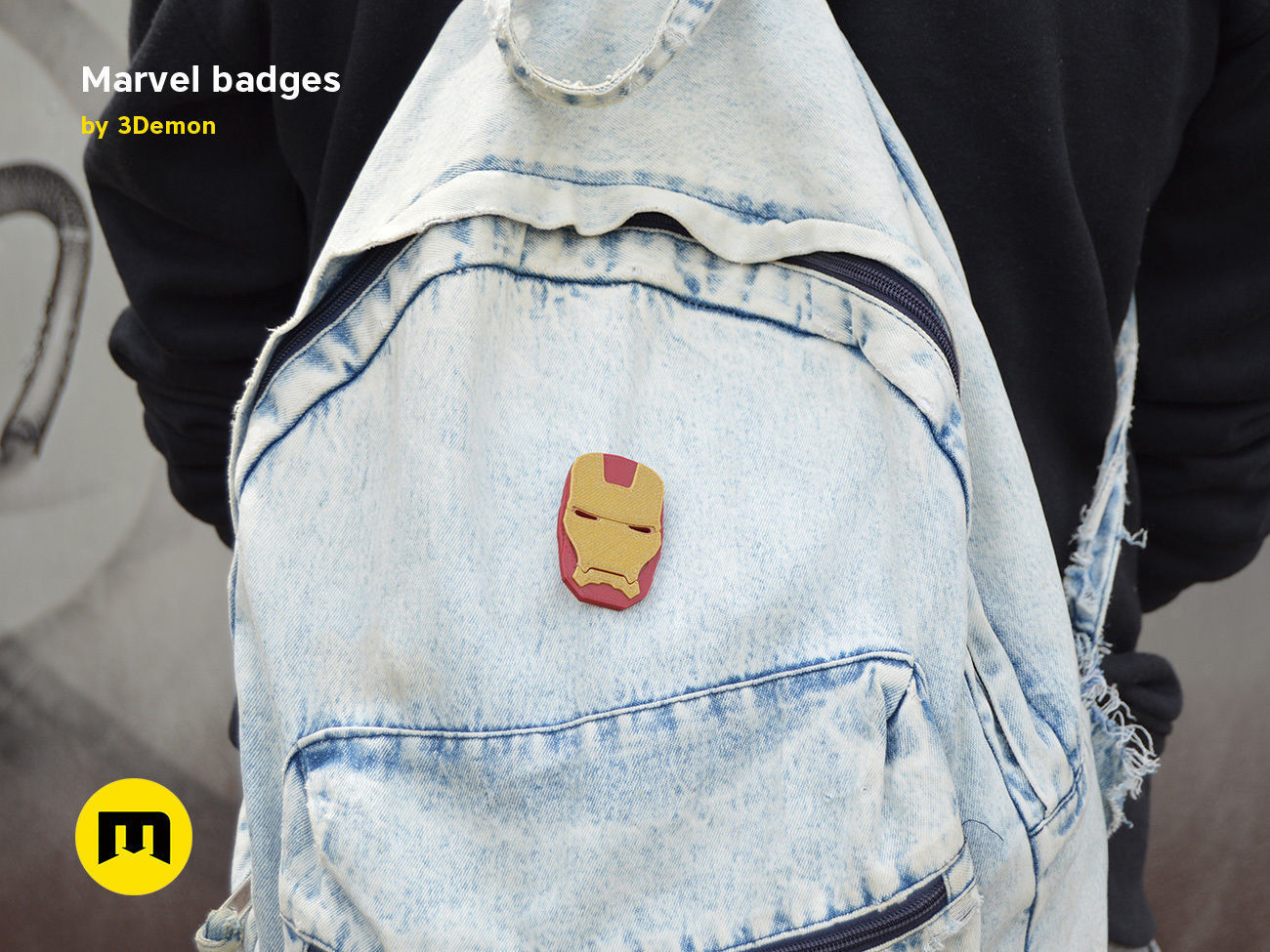 Marvel Badge Designs With Colors 3D print model_24