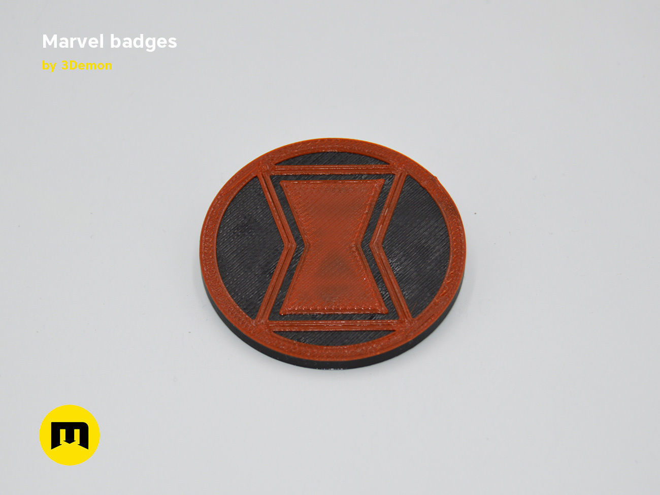 Marvel Badge Designs With Colors 3D print model_13