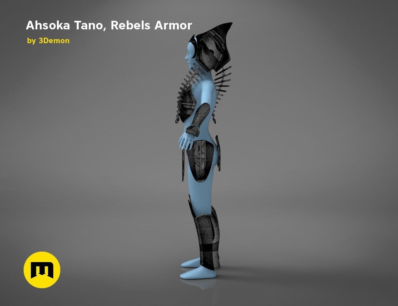 Ahsoka Tano - Rebels Armor 3D print model_33