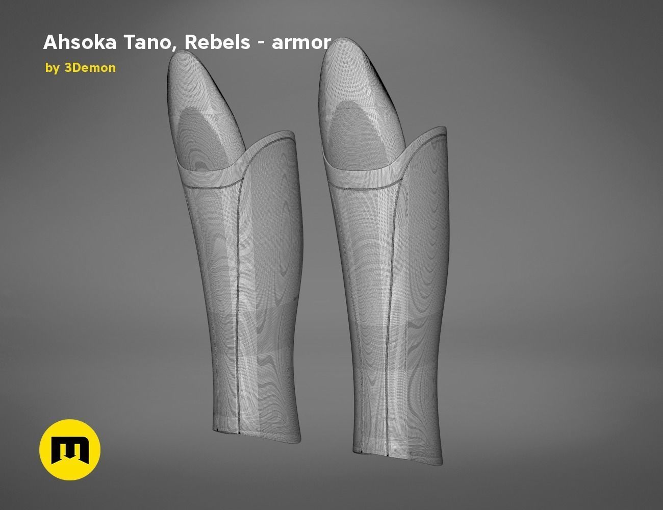 Ahsoka Tano - Rebels Armor 3D print model_19