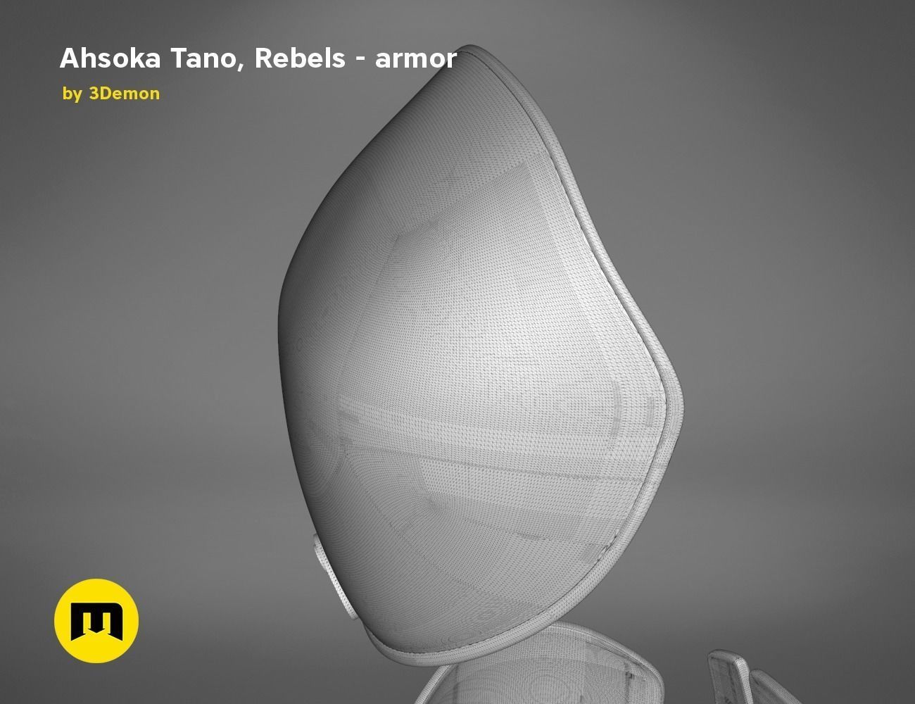 Ahsoka Tano - Rebels Armor 3D print model_17