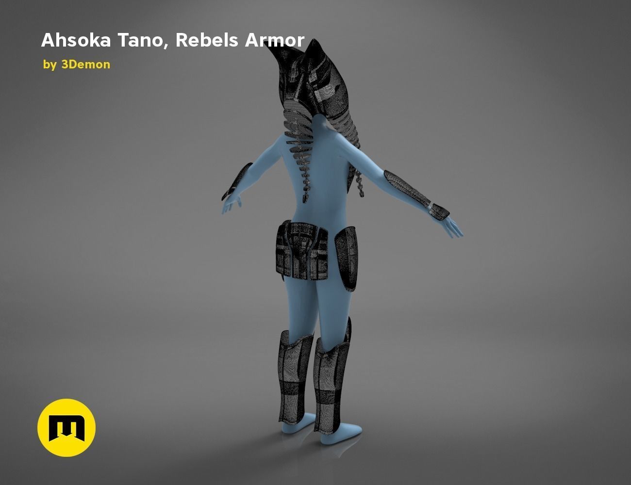 Ahsoka Tano - Rebels Armor 3D print model_36