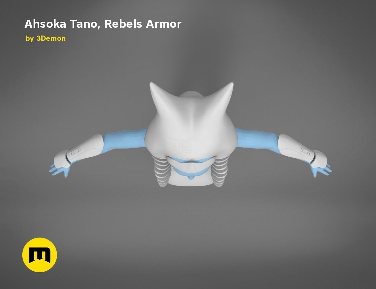 Ahsoka Tano - Rebels Armor 3D print model_32