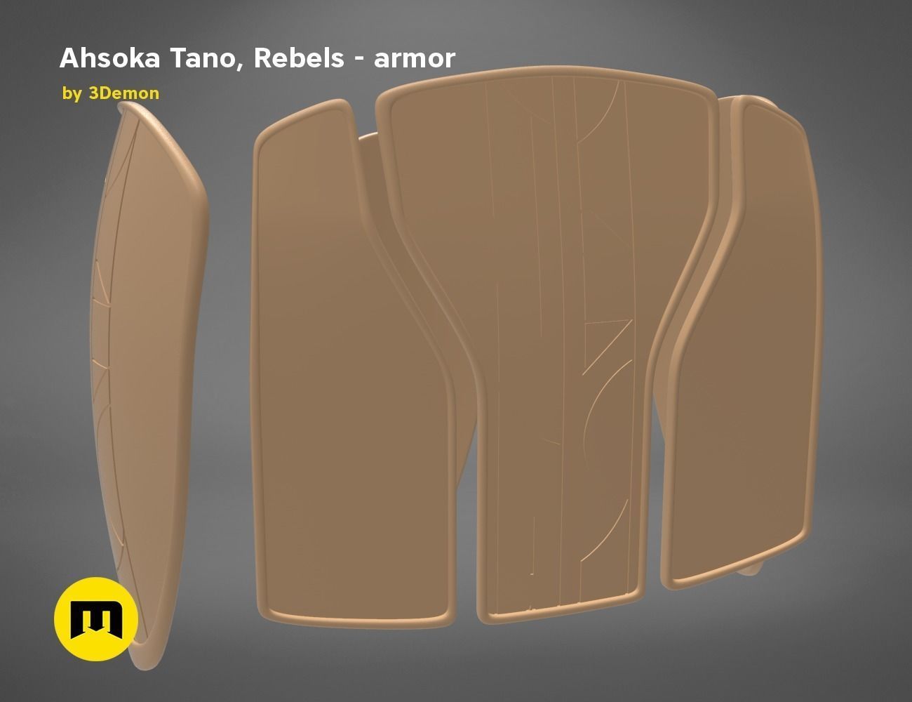 Ahsoka Tano - Rebels Armor 3D print model_6