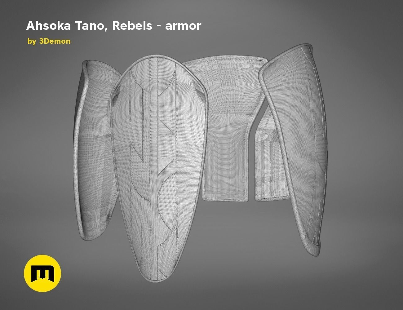 Ahsoka Tano - Rebels Armor 3D print model_14