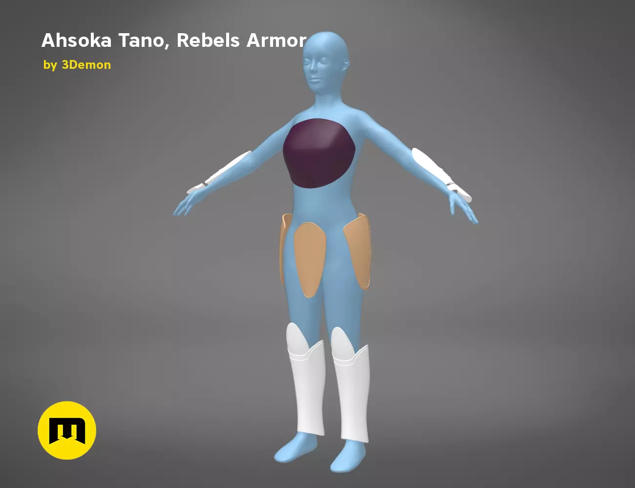 Ahsoka Tano - Rebels Armor 3D print model_0
