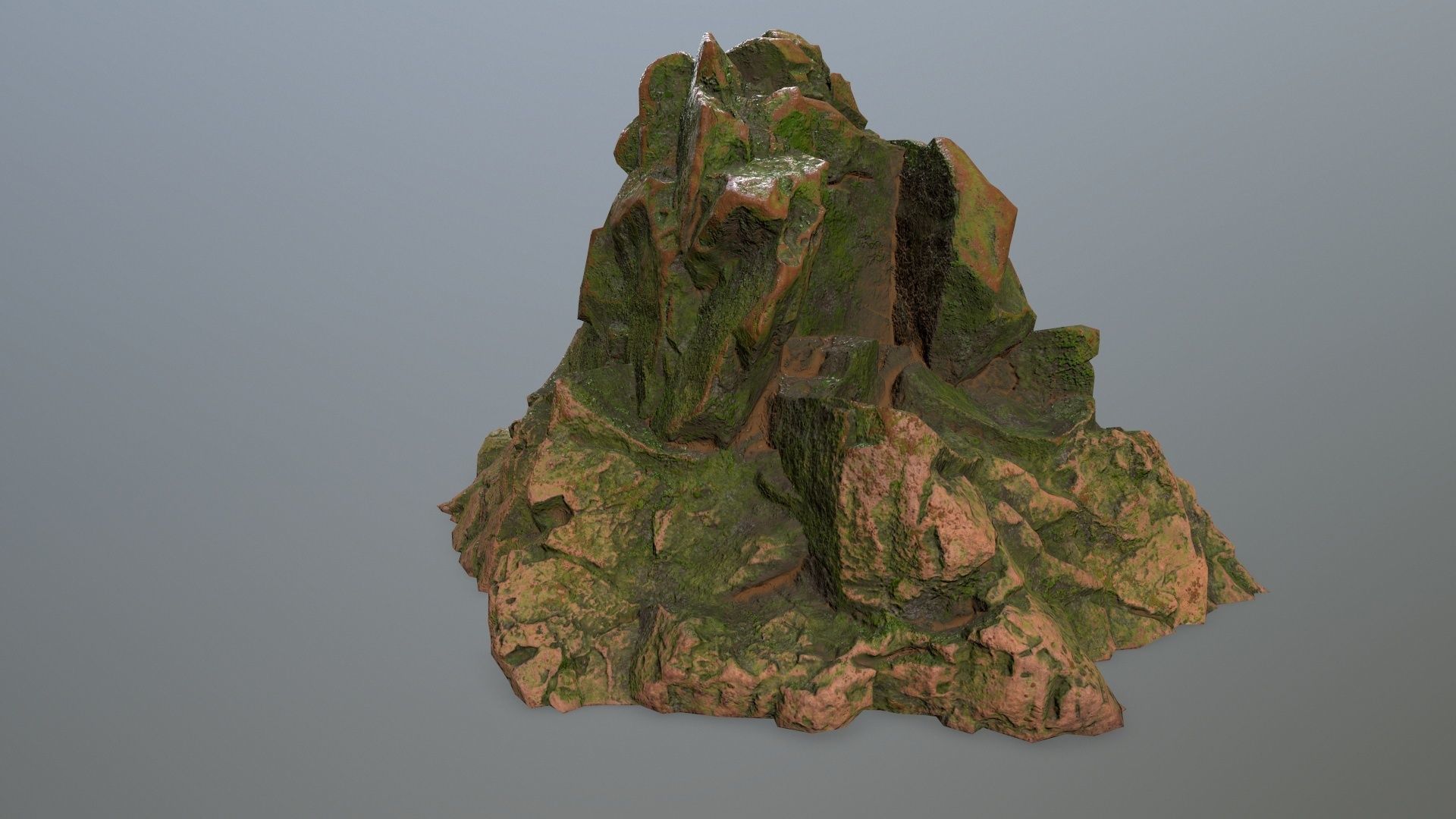 skull gate  Low-poly 3D model_6