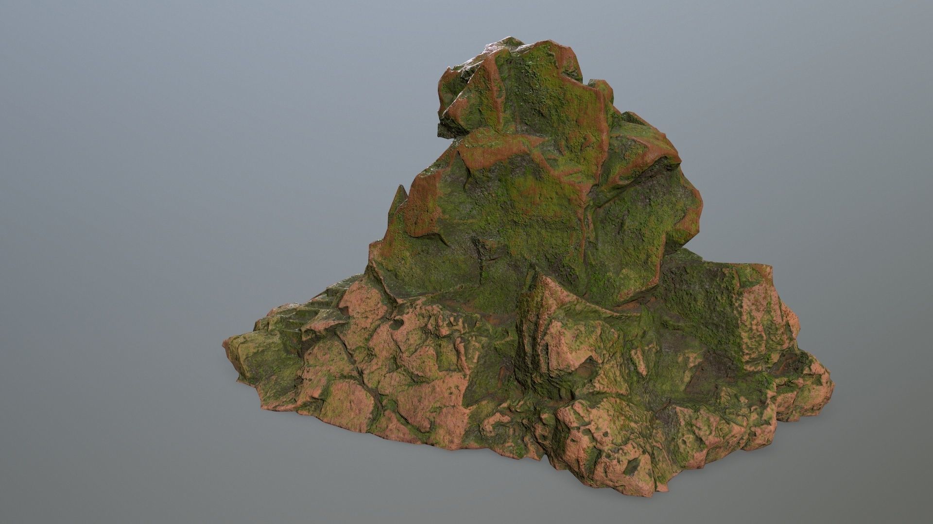 skull gate  Low-poly 3D model_7