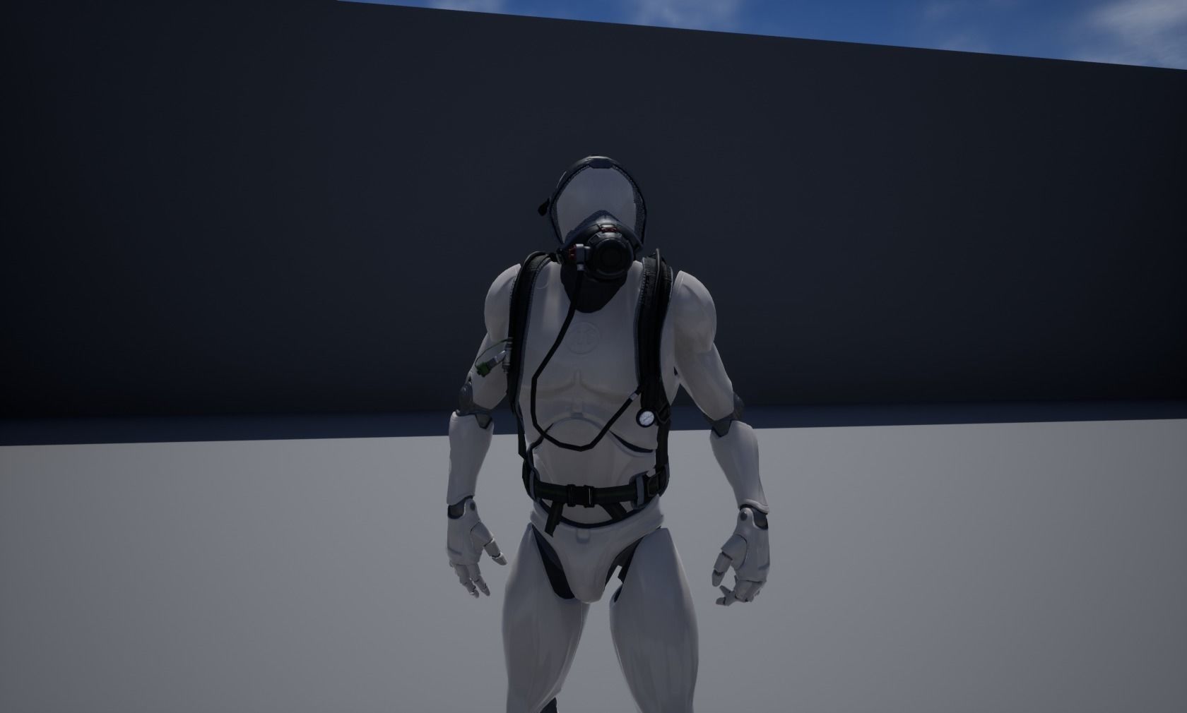 MSA M1 Breathing system Low-poly 3D model_10