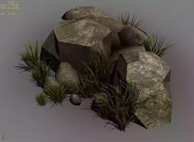 Bushes - Crushed Stone 06