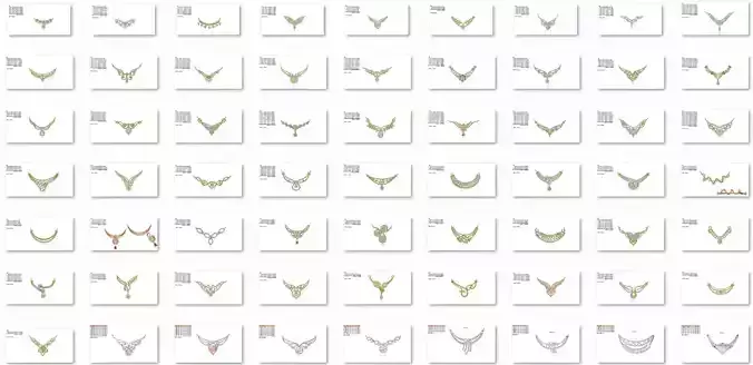 64 women pendant jcd jewelcad render details 