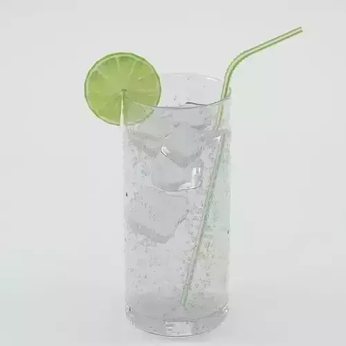 Drink 03 Soda with lime 3D model