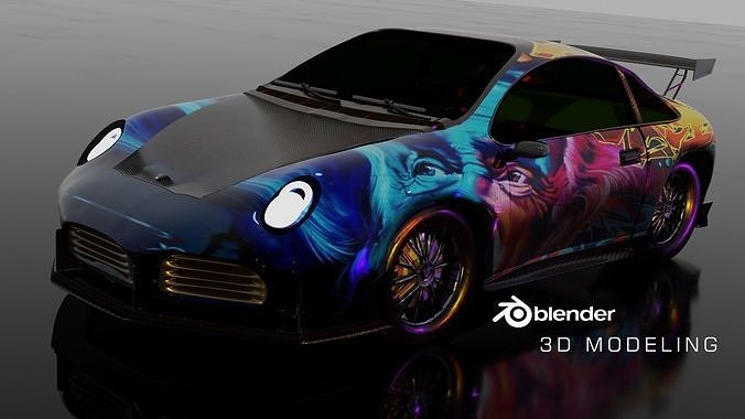 Custom Car 3D model
