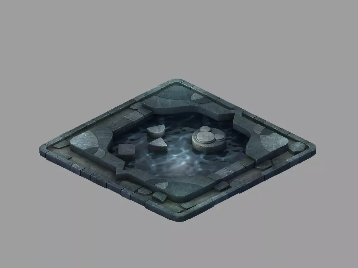 Disney main city - floor 01 3D model_0