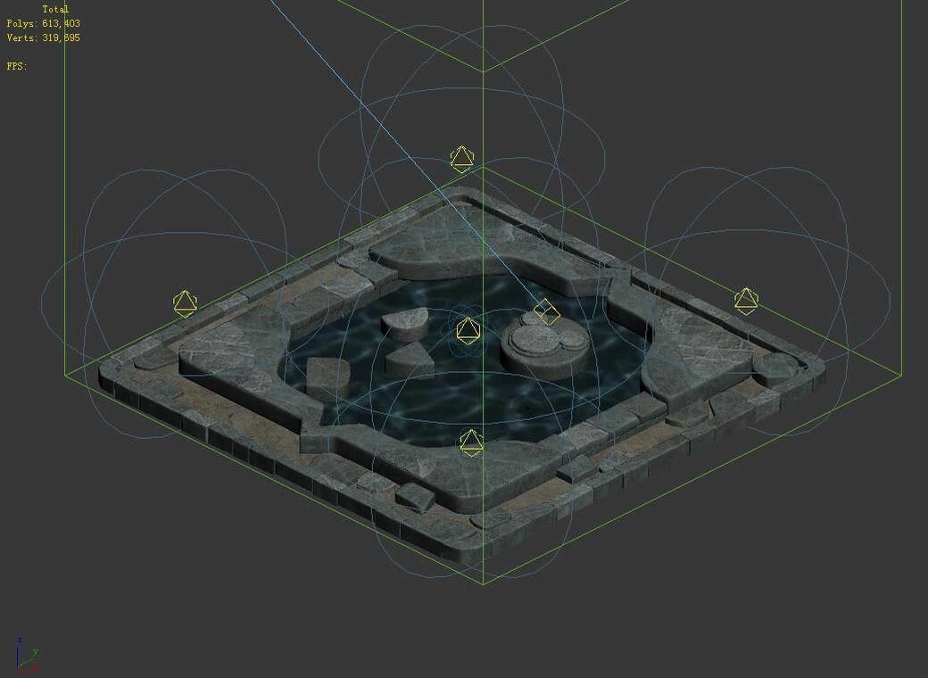 Disney main city - floor 01 3D model_5