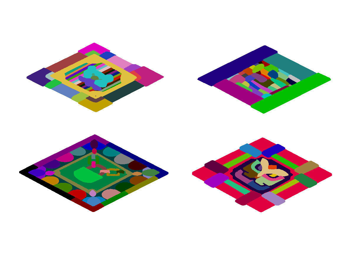 Disney main city - surface pattern 02 3D model_2