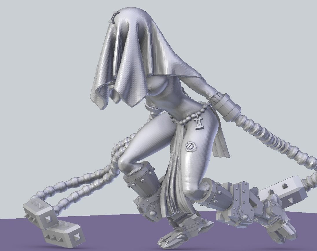 Arcofabulous Flagellant Set 1 3D print model_1