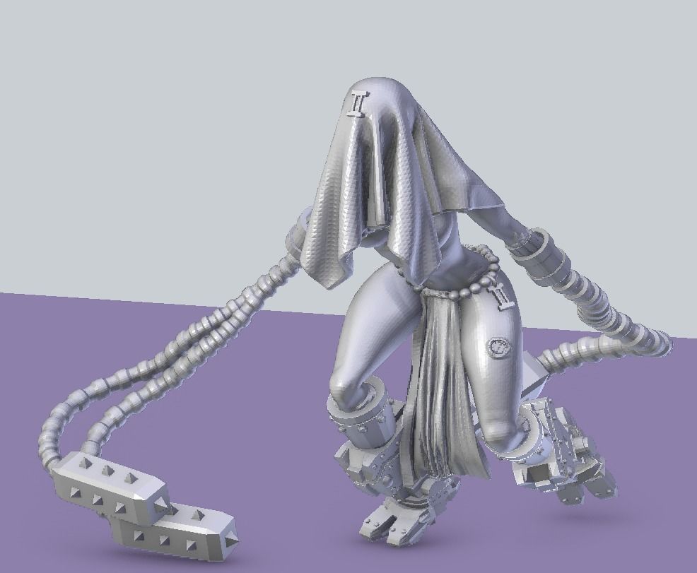 Arcofabulous Flagellant Set 1 3D print model_2