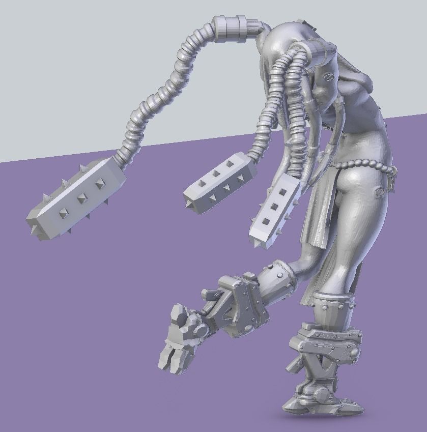 Arcofabulous Flagellant Set 1 3D print model_7