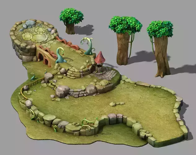 Disney main city - Ground 03