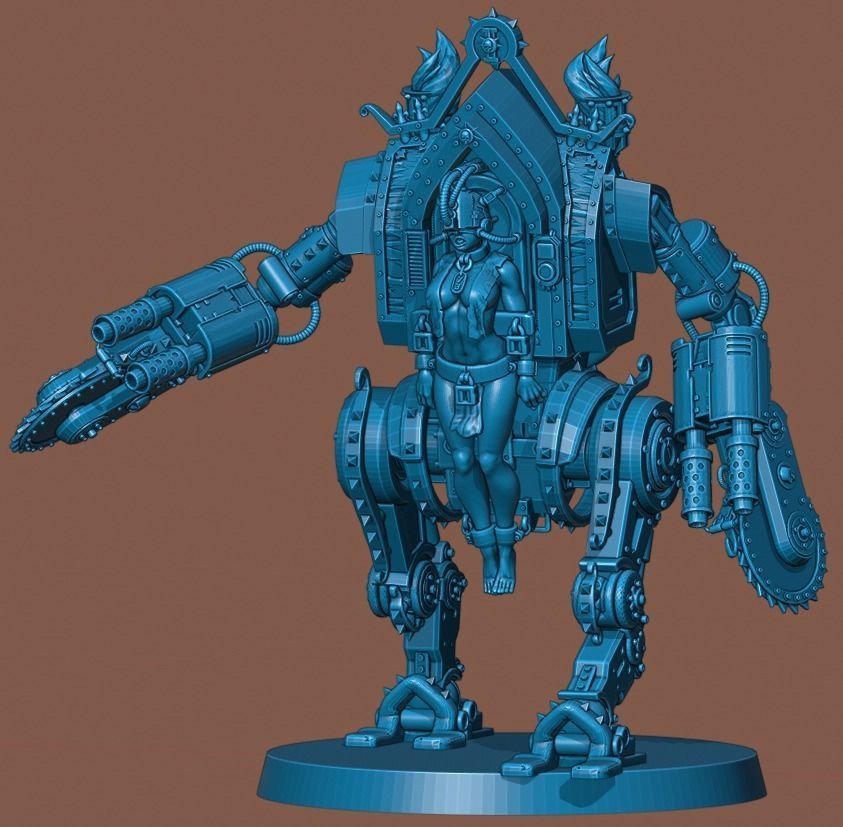 Penny Nun Bot 3D print model_11