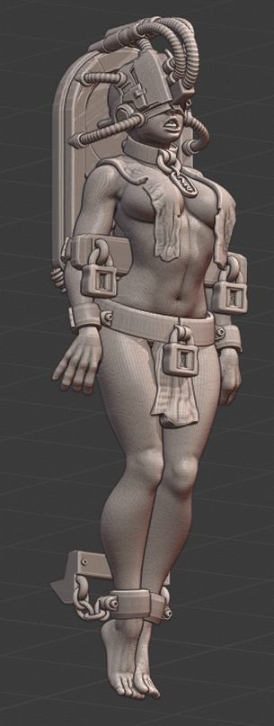 Penny Nun Bot 3D print model_3