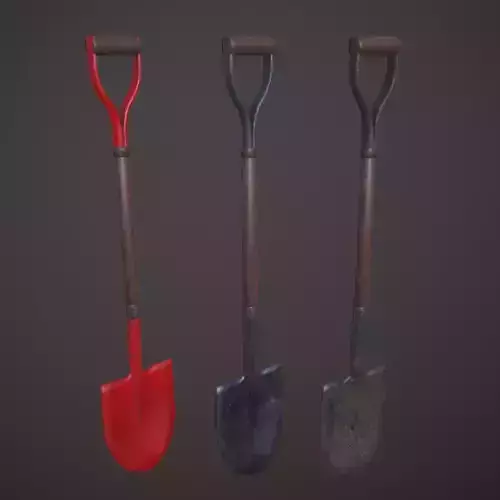 Shovel with 3 texture sets