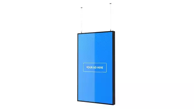 Digital Panel Vertical 49 Inch 3D model