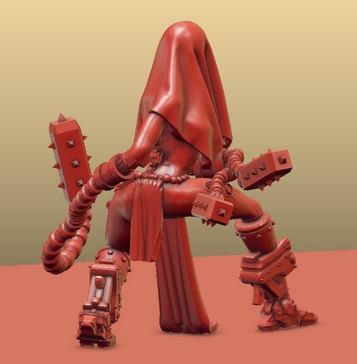 Arcofabulous Flagellant Set 2 3D print model_11