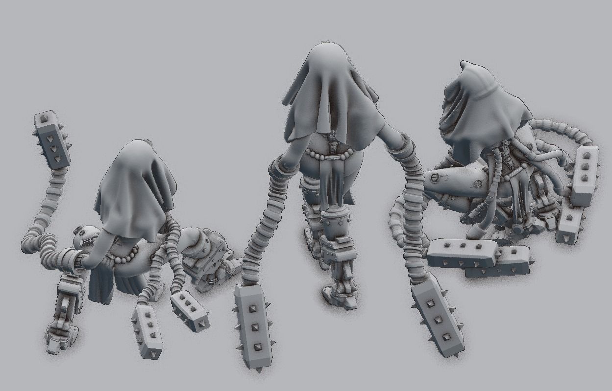 Arcofabulous Flagellant Set 2 3D print model_4