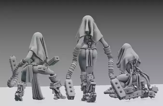 Arcofabulous Flagellant Set 2 3D print model
