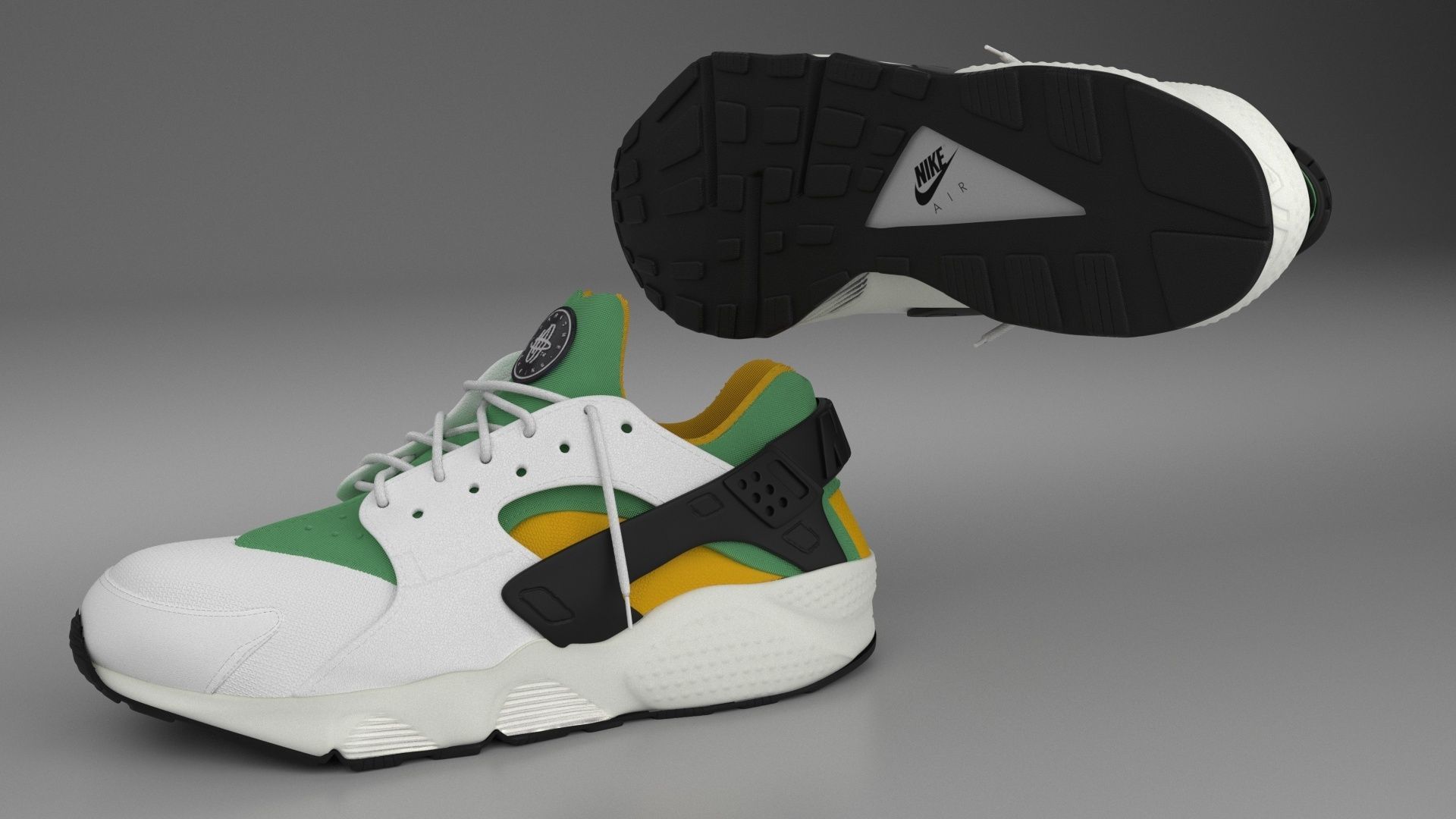 Nike Air Huarache OG 3D model_2
