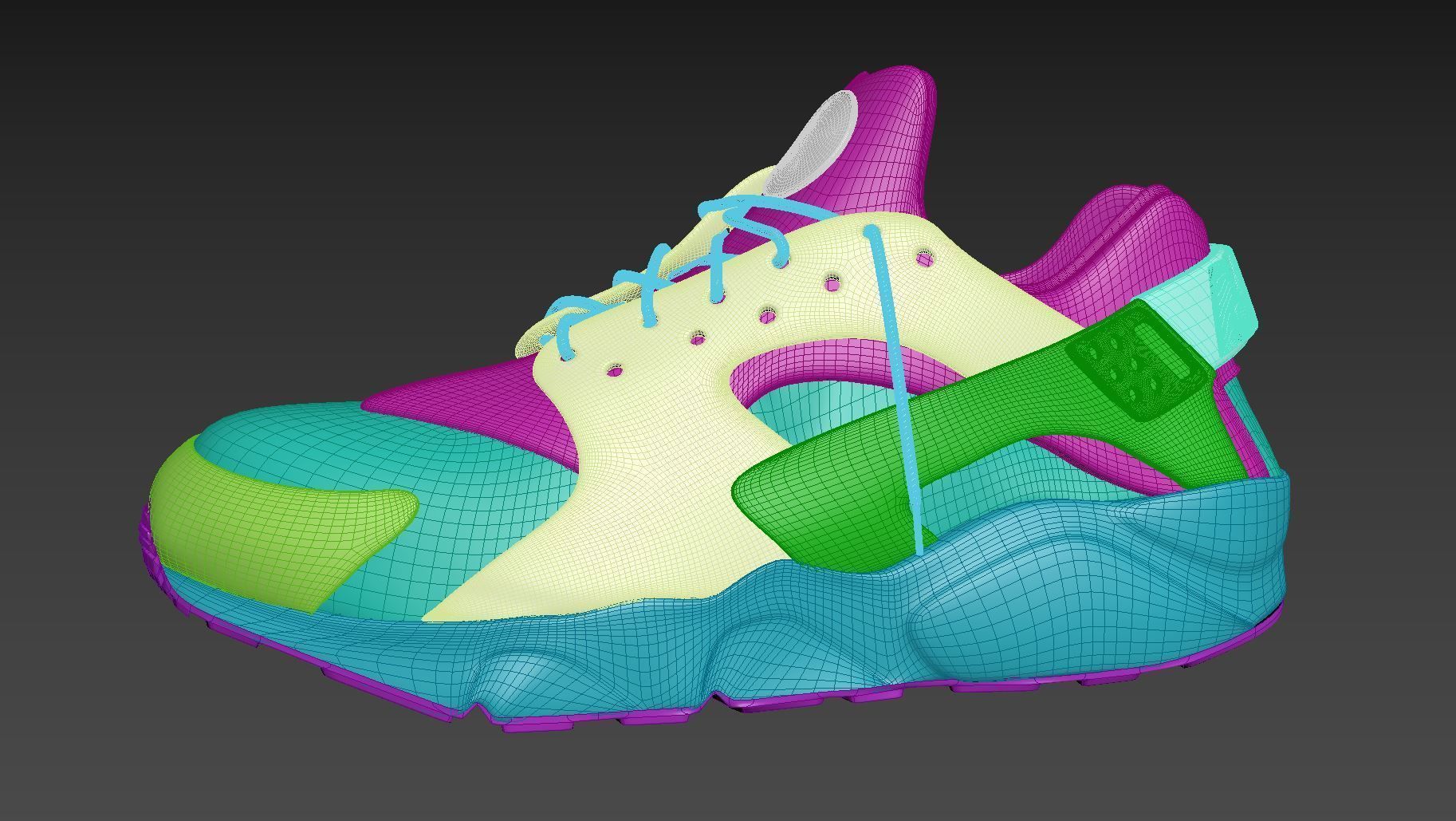Nike Air Huarache OG 3D model_7