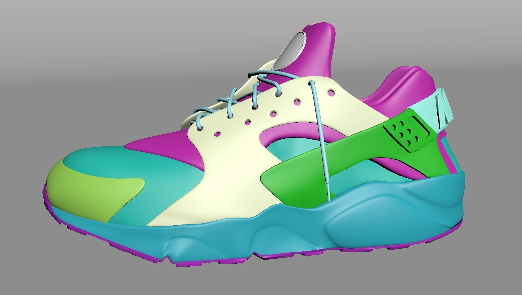 Nike Air Huarache OG 3D model_8
