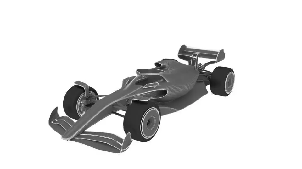 formula 1 2021 concept 3D model_0
