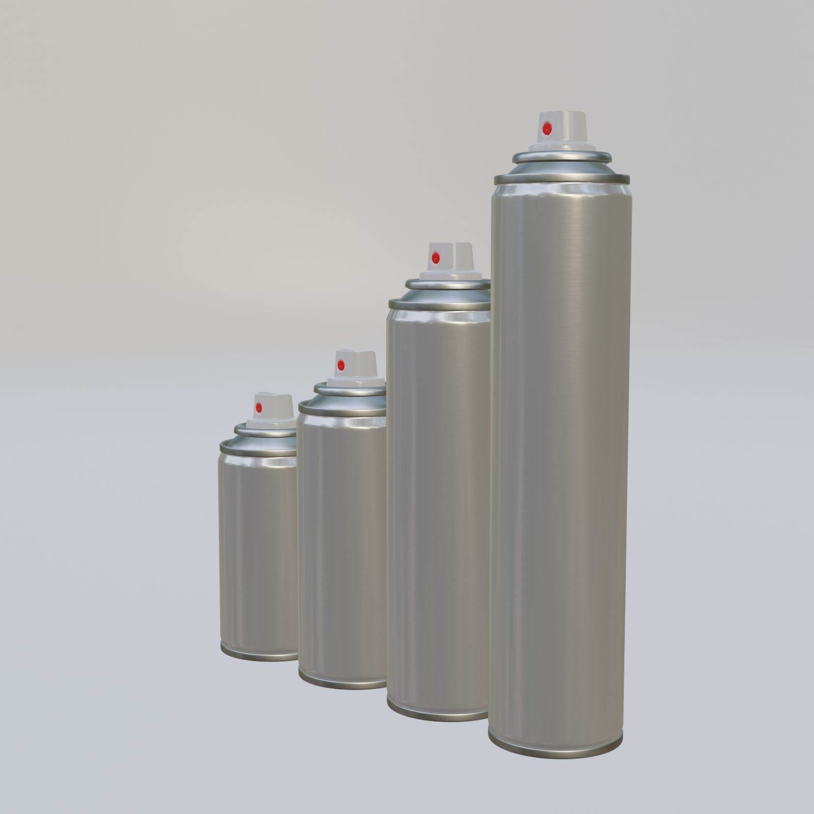 Spray can diameter 45mm 3D model