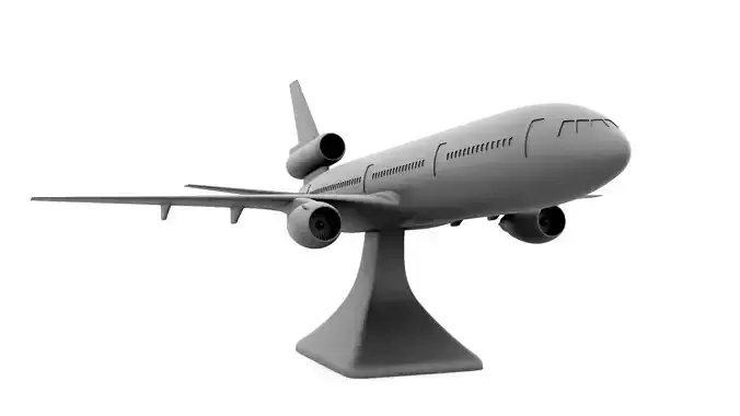 Douglas DC-10  3D print model