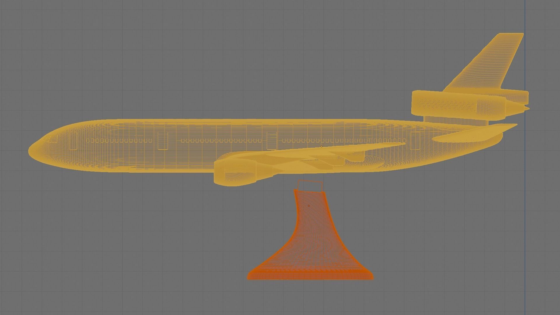 Douglas DC-10 3D print model_3