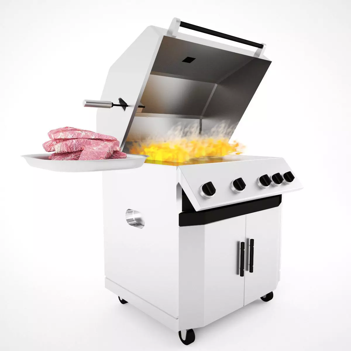 BBQ 3d Complete Model 3D model_0