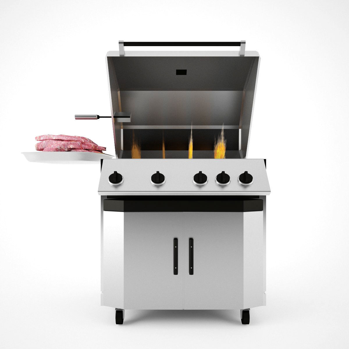 BBQ 3d Complete Model 3D model_2