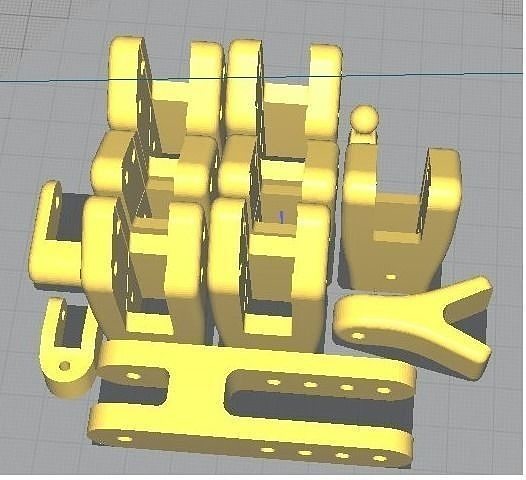 Boat Trailer for crawler or RC car 3D print model 6