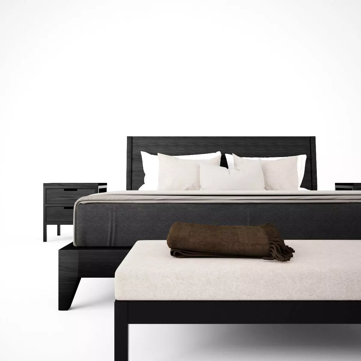 Bedroom Set furniture sets home 3D model_0