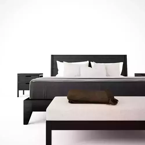 Bedroom Set furniture sets home 3D model