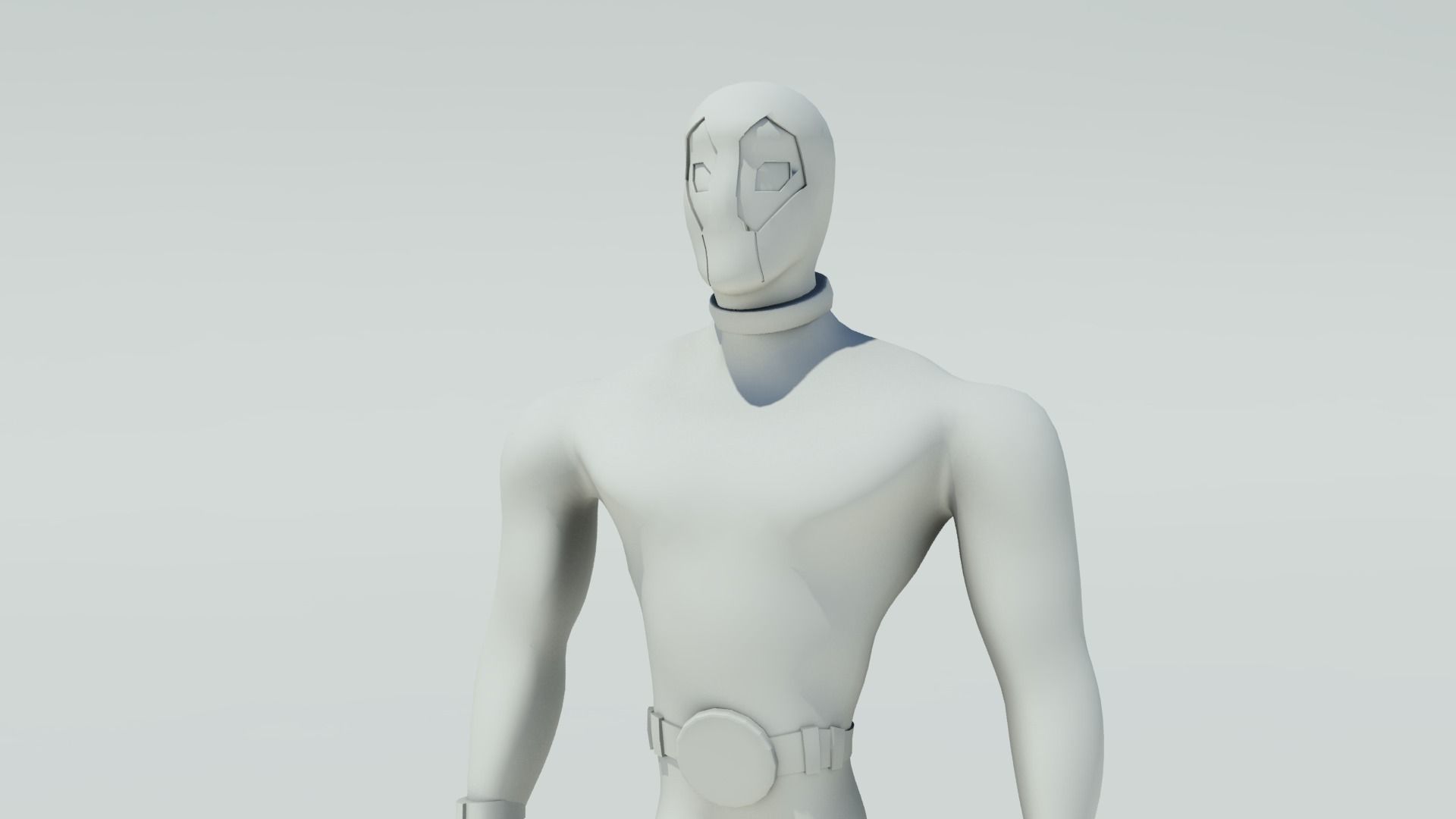 Deadpool Stylized  3D print model_5