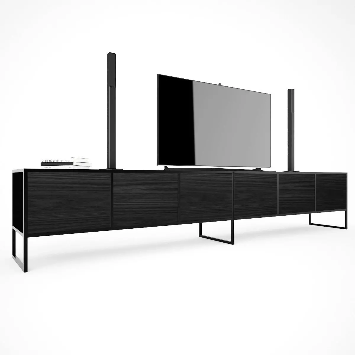 TV set stand 3D model_0