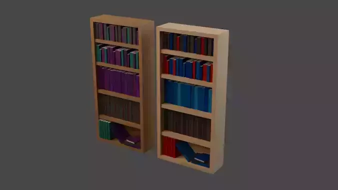 Bookshelf - Flat Shaded