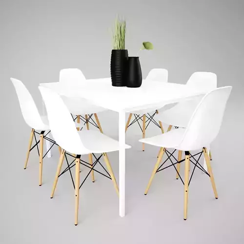 Modern Dinner Table Set